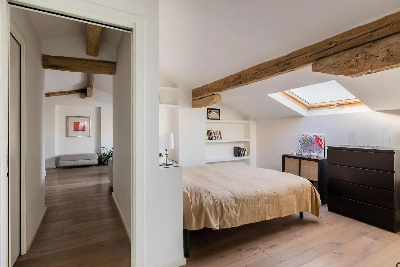 Italy Prestigious Historical Attic In Bologna Apartment